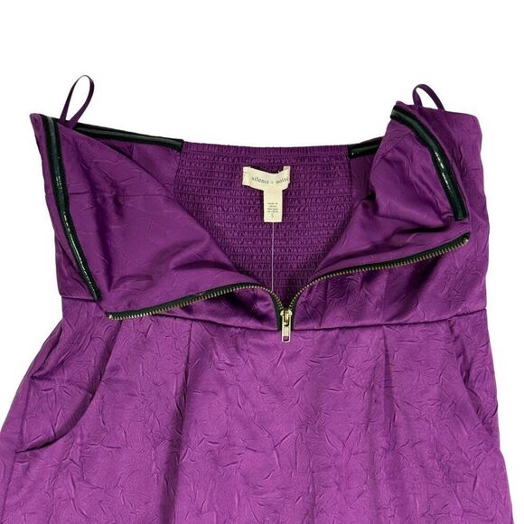 NWT Urban Outfitters | Silence + Noise Dylan strapless mini dress, purple, small - Picture 14 of 15